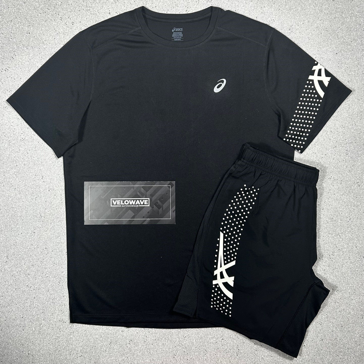 Asics icon set (black) - Velowave-activewear