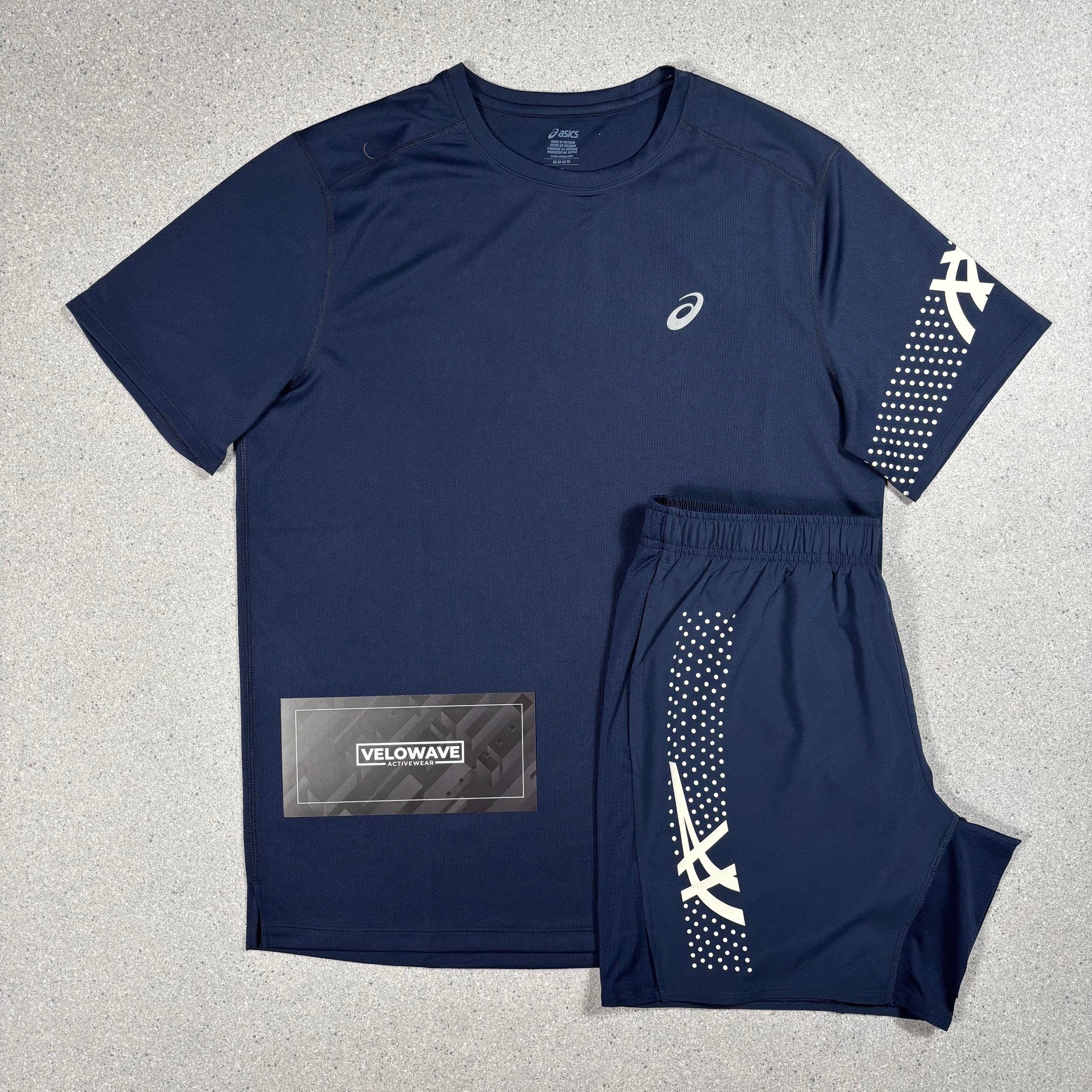 Asics Midnight Blue Icon Set - Velowave-activewear