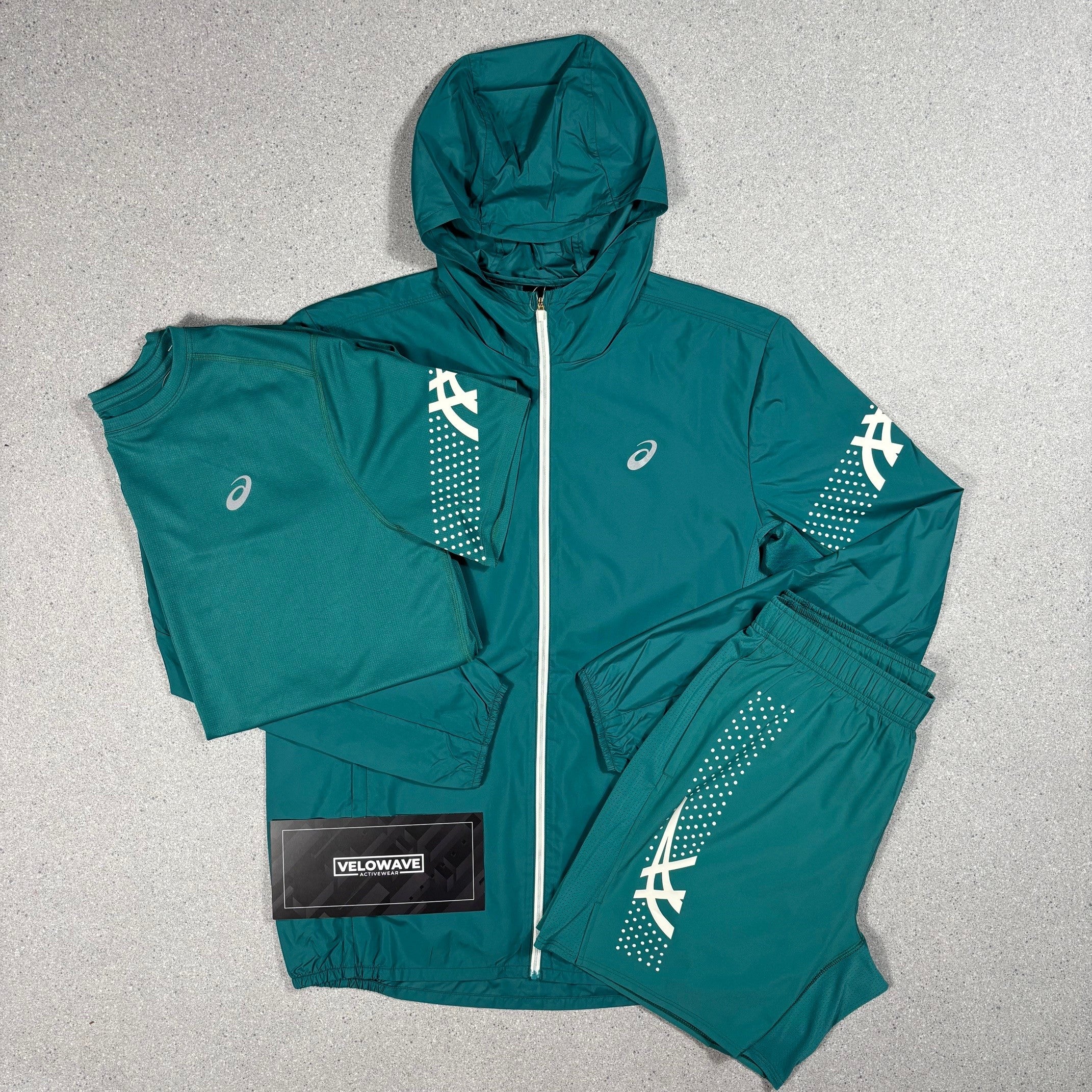 Asics icon tri set (turquoise) - Velowave-activewear