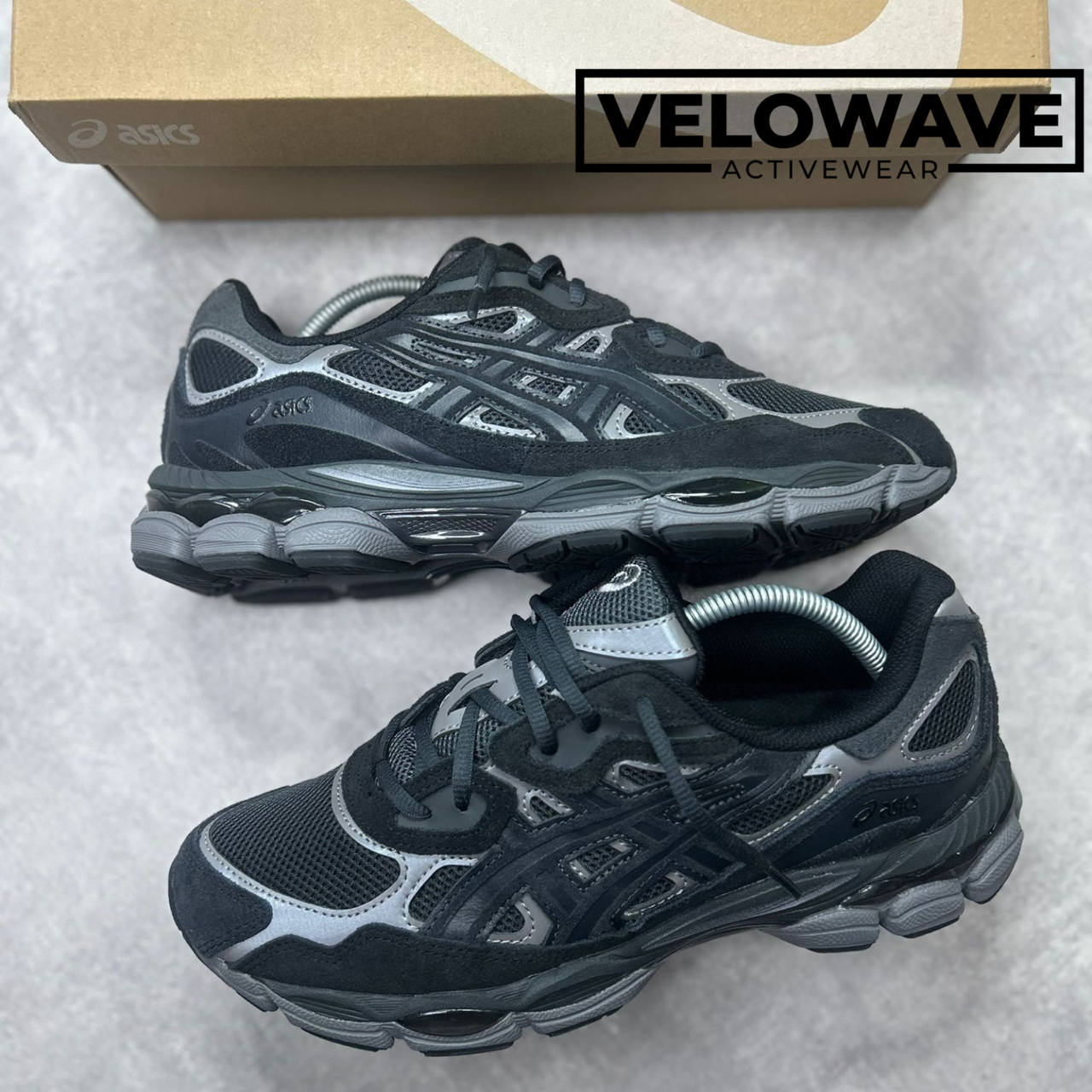 Asics Gel NYC - Graphite Grey Black - Velowave-activewear