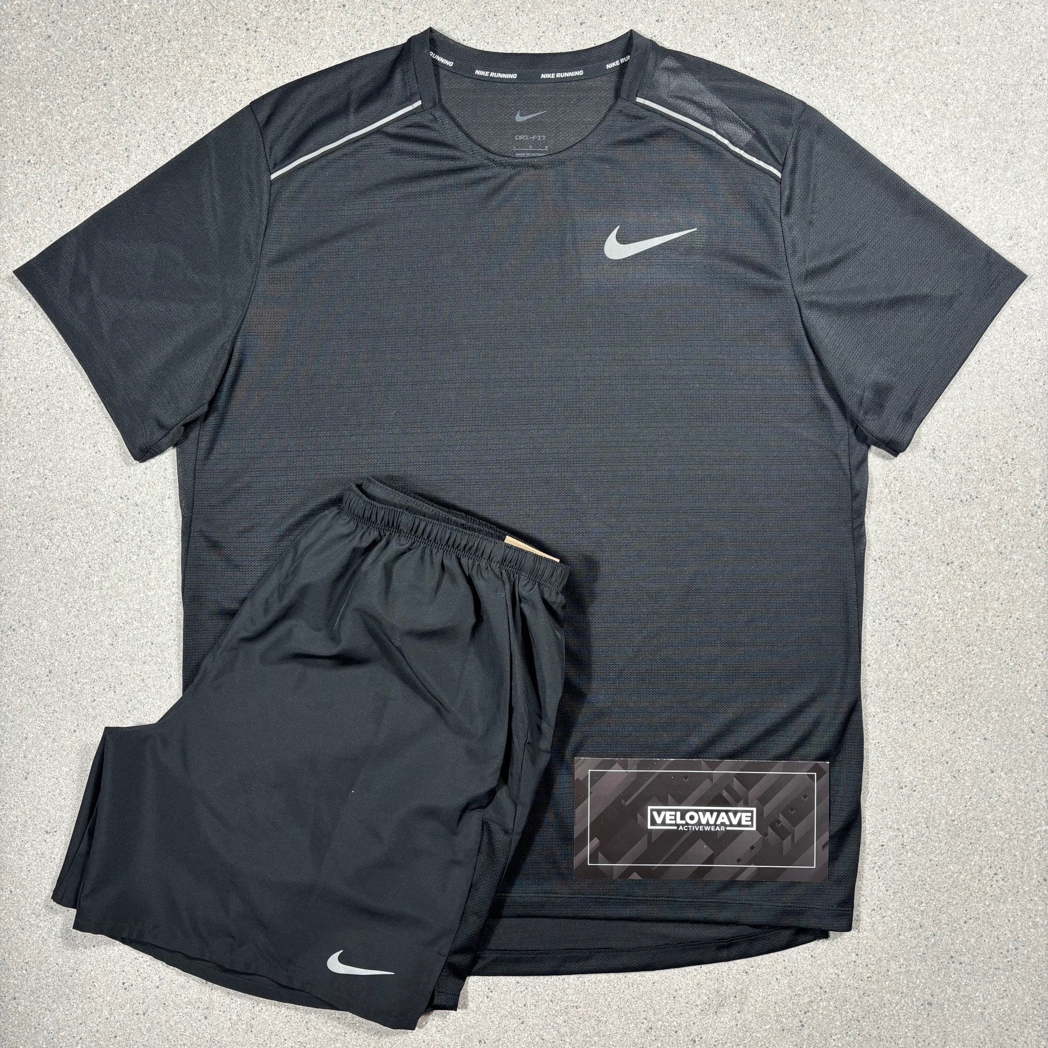 Black Nike Miler Set - Velowave-activewear
