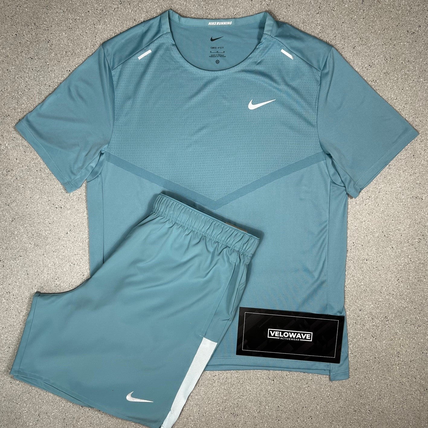 Denim Turq Nike Miler Set - Velowave-activewear