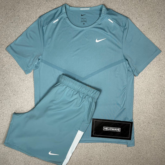 Denim Turq Nike Miler Set