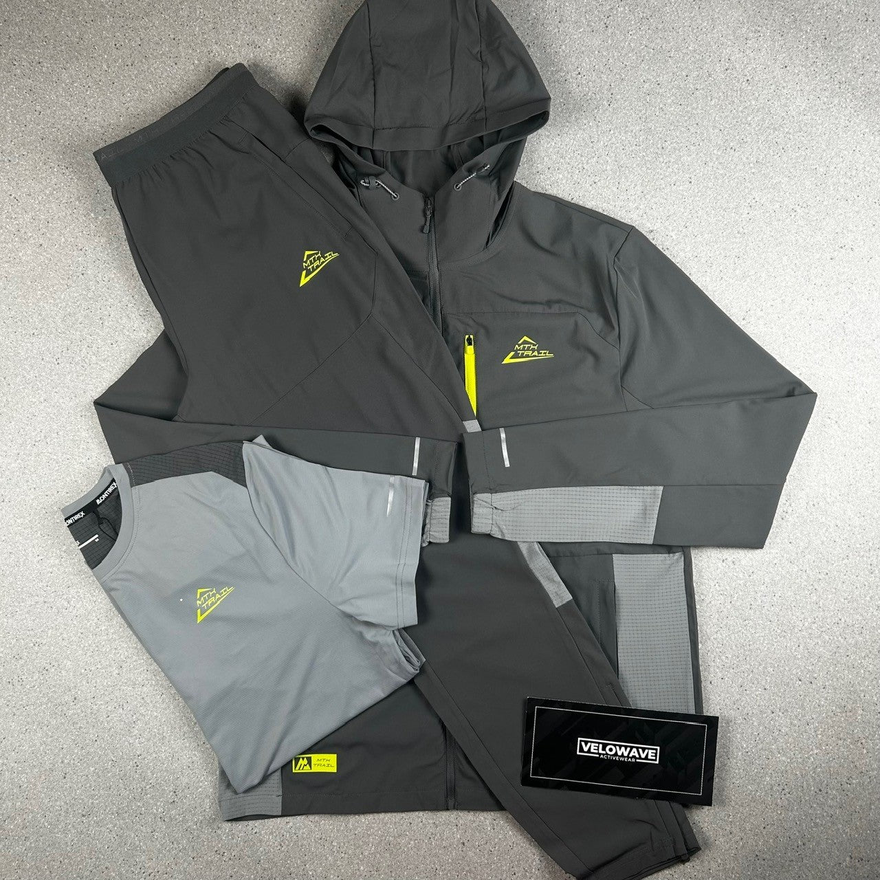 Montriex Trial Grey Tracksuit - Velowave-activewear
