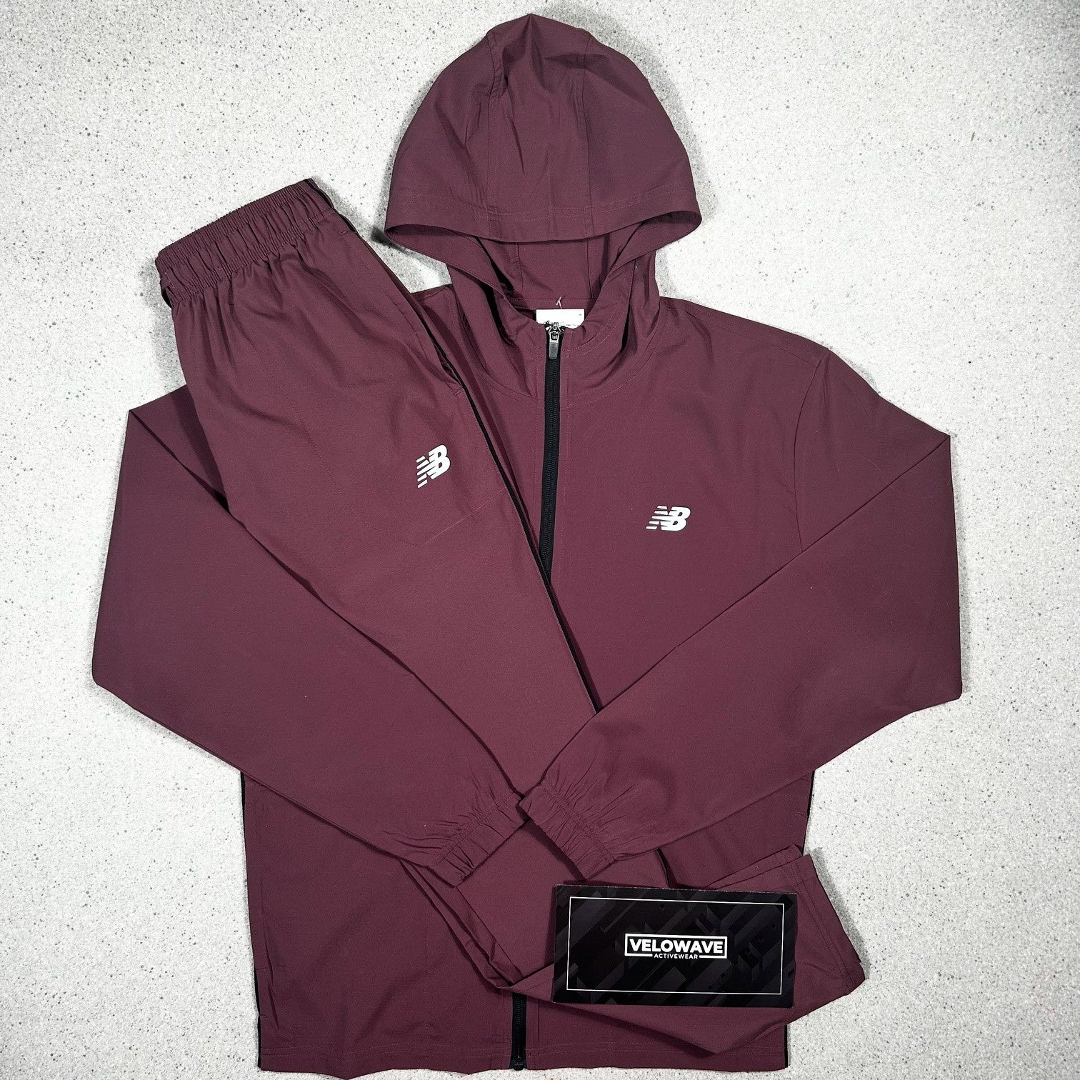 New Balance Burgundy Tracksuit - Velowave-activewear