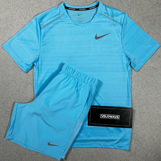 Aquarius Blue Nike Miler Set