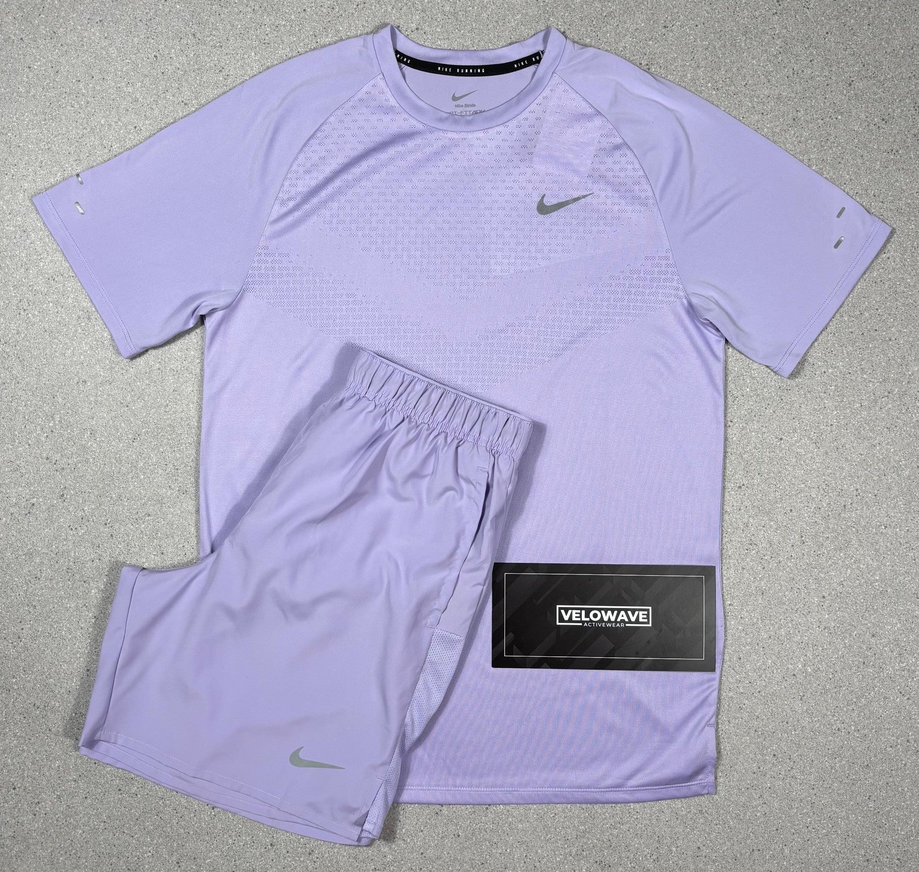 Hydrangea Purple Nike Miler Set - Velowave-activewear